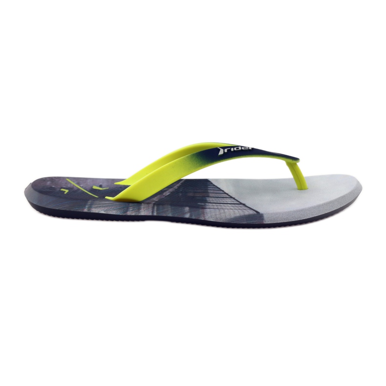 Rider 10719 men's flip-flops grey yellow