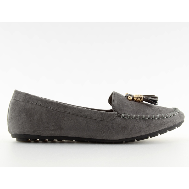 Women's loafers gray FJ-003 gray grey