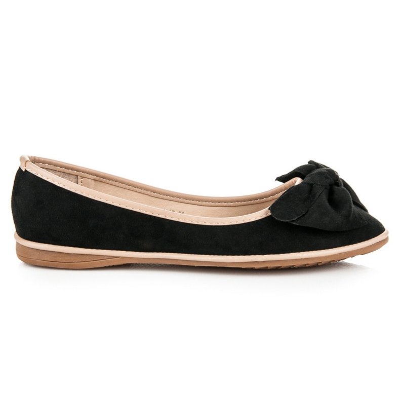 Seastar Suede ballerinas black