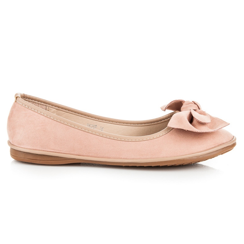 Seastar Suede ballerinas pink