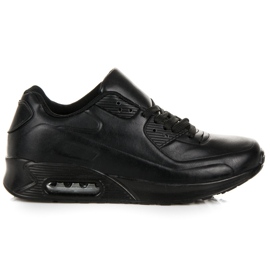 Black sports shoes