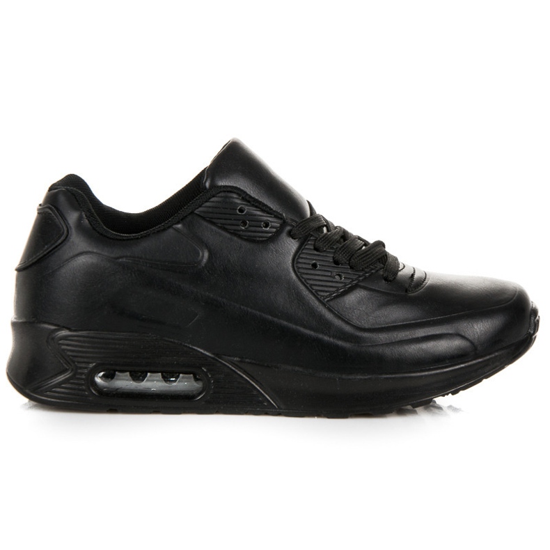 Black sports shoes