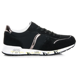 Seastar Black sports shoes Seastar Black sports shoes