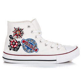 Seastar High-top Sneakers With Patches white Seastar High-top Sneakers With Patches white