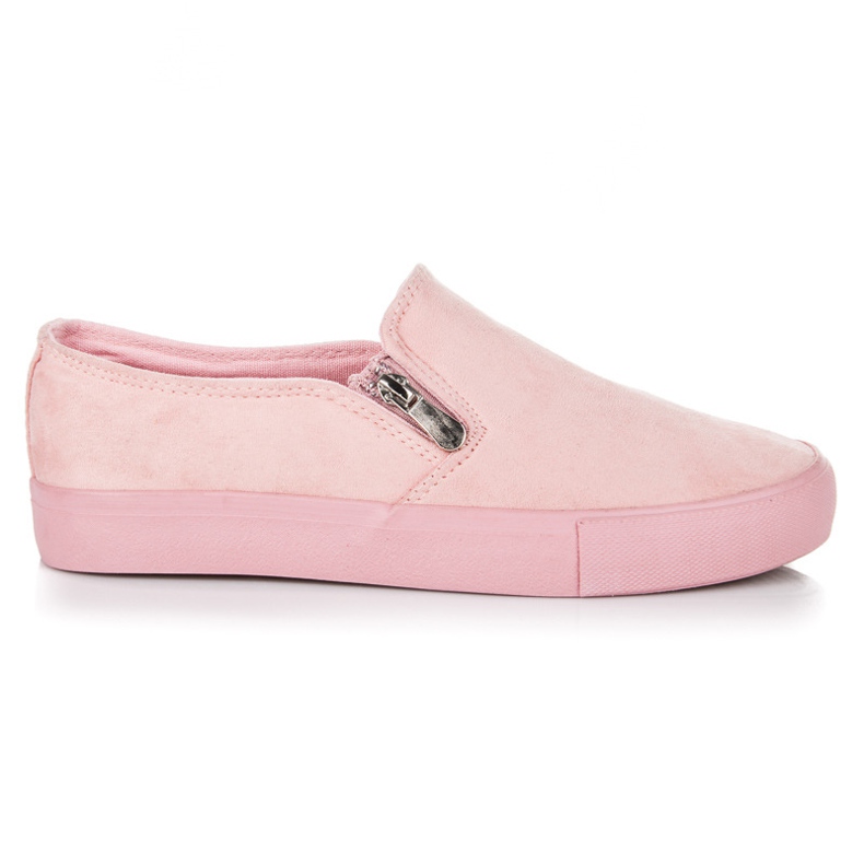Seastar Pink Suede Slipons