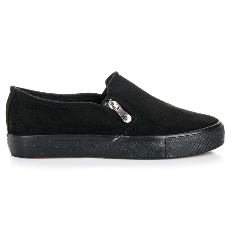 Seastar Black Suede Slipons
