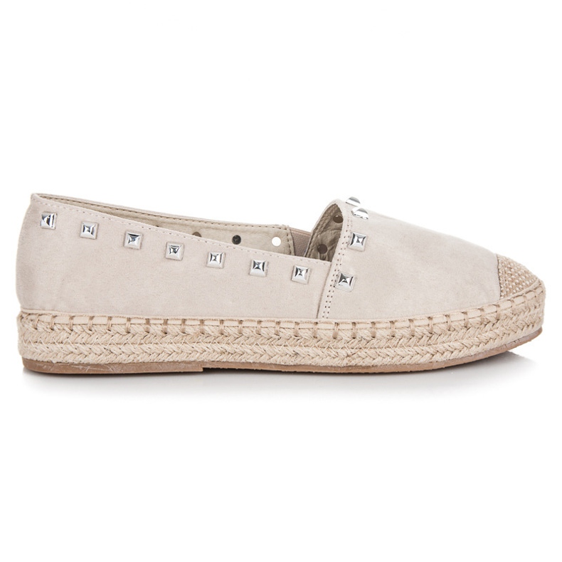 Nio Nio Beige espadrilles with studs