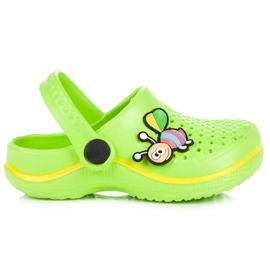 Hasby Children's slippers green Hasby Children's slippers green