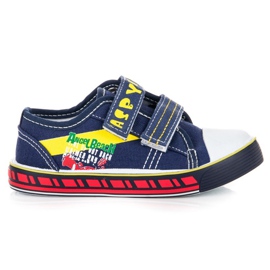 Hasby Boys' Sneakers With Velcro blue Hasby Boys' Sneakers With Velcro blue