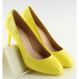 Women's Pumps Lacquered Yellow Ii-Gat