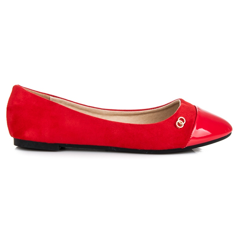 Seastar Ballerinas with a varnished toe red
