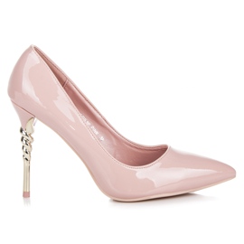 Seastar Stilettos with a decorative heel pink