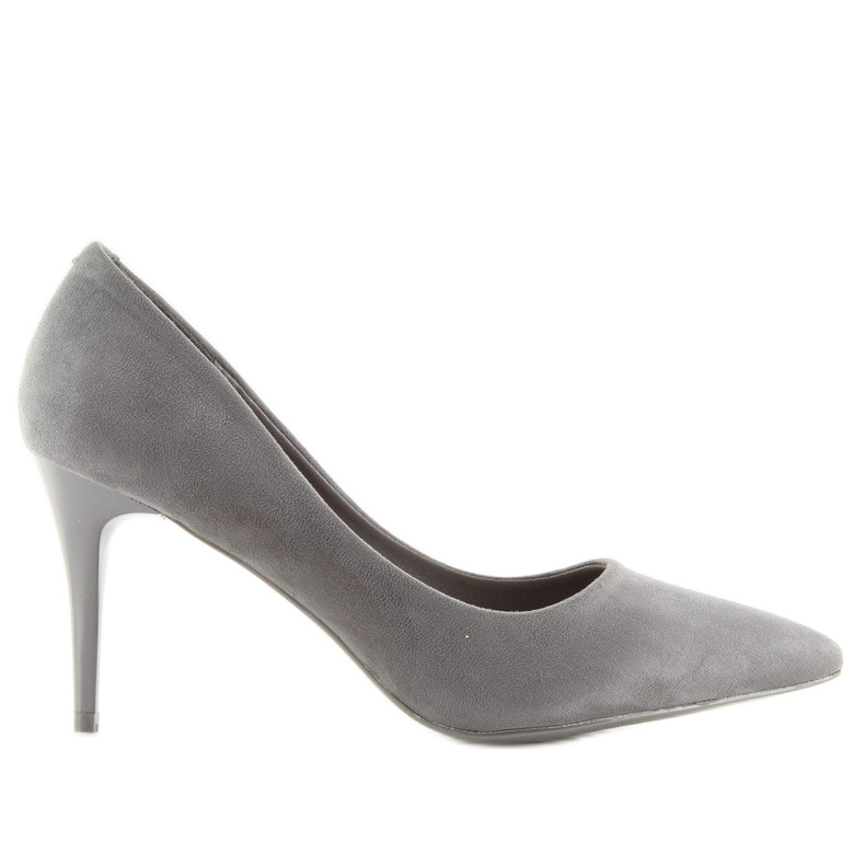 Suede high heels Candy Shop gray LEI-90 D.GRAY grey Suede high heels Candy Shop gray LEI-90 D.GRAY grey