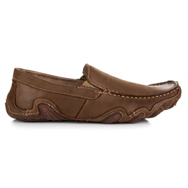 Hasby Leather loafers brown