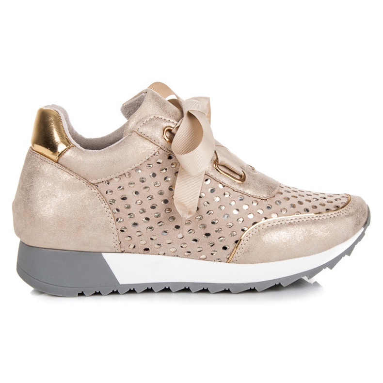 Kylie Fashion tied sneakers brown