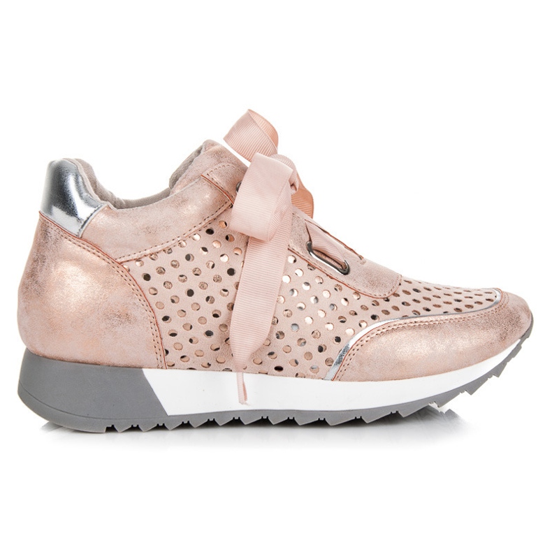 Kylie Fashion tied sneakers pink