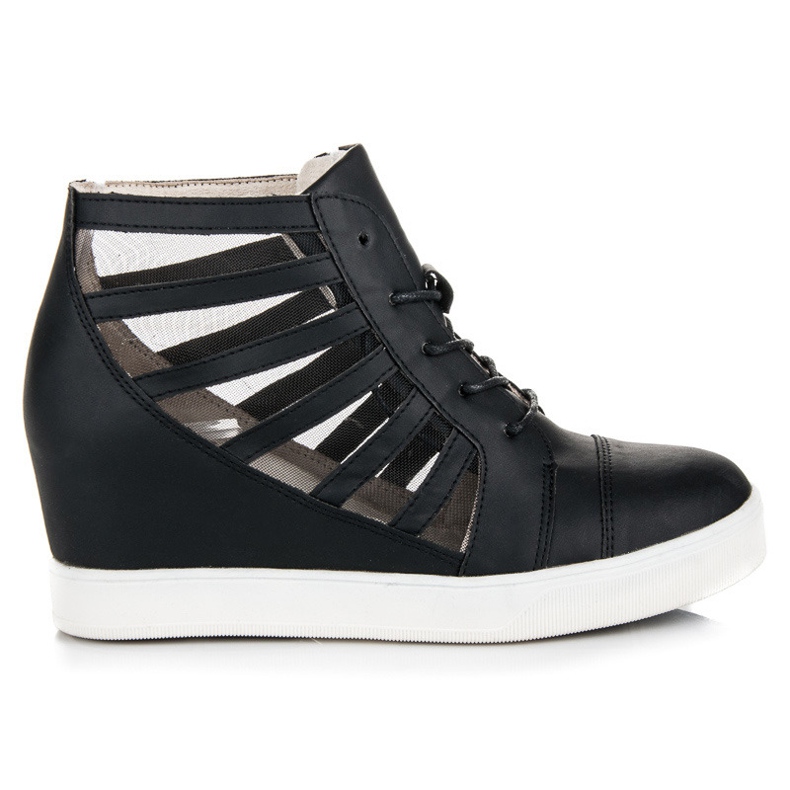 Kylie Black wedge sneakers Kylie Black wedge sneakers