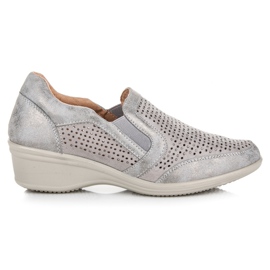 Kylie Openwork, slip-on shoes grey