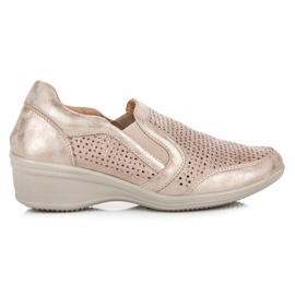 Kylie Openwork Slip-On Shoes brown