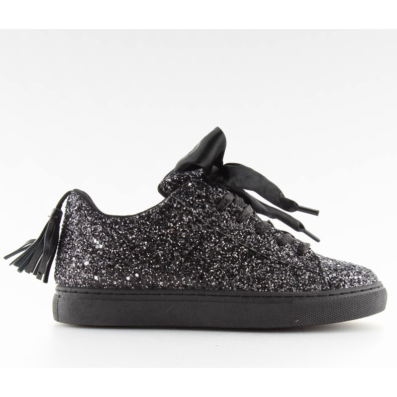Black glitter sneakers M-611 black Black glitter sneakers M-611 black