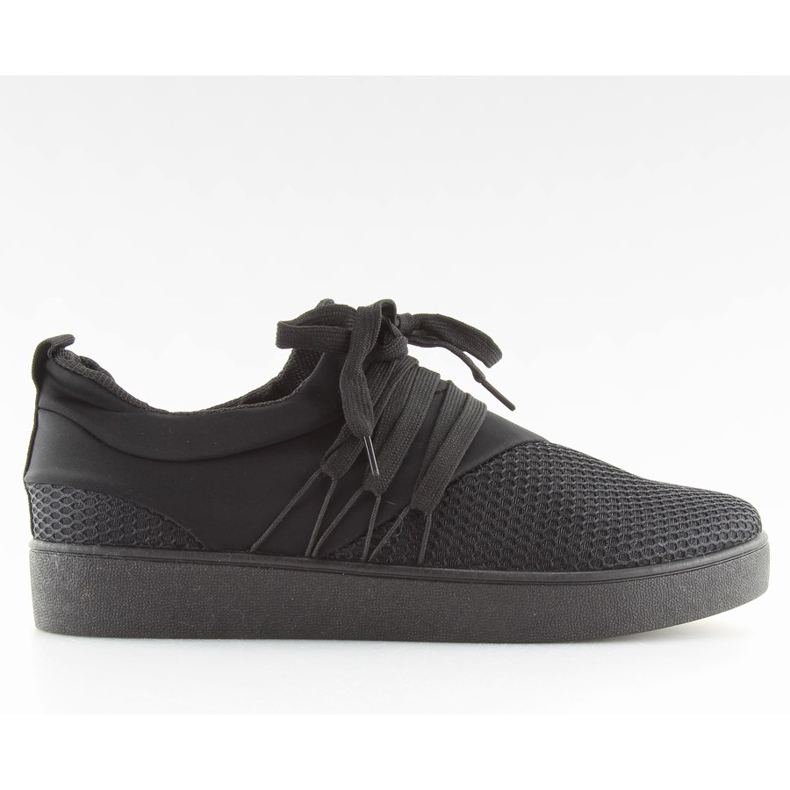 Black sports shoes for women NB186P black