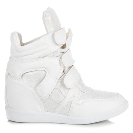 Velcro sneakers vices white
