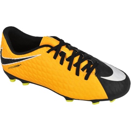 Nike football shoes yellow and black best sale