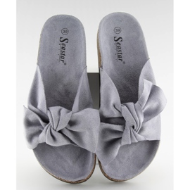 Women's Slippers On Cork Gray Ck02 Gray grey
