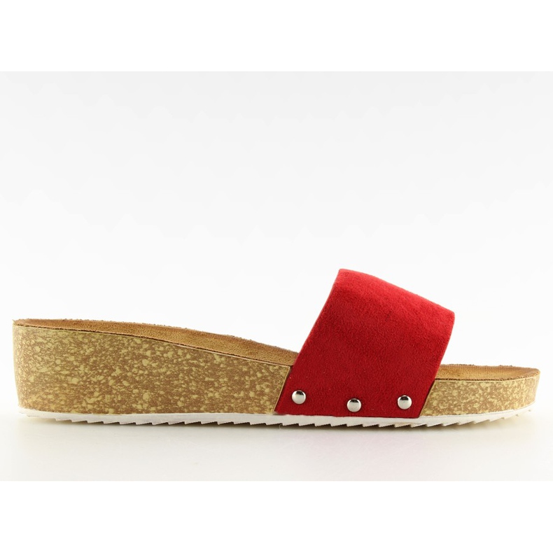 Red Women's red slippers CK05P red