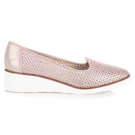 Vinceza Openwork Lords pink