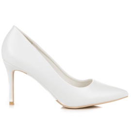Vices White high heels