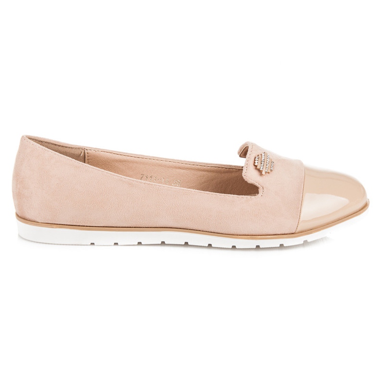 Vices Stylish suede ballerinas brown