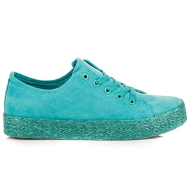 Kylie Turquoise Espadrilles green