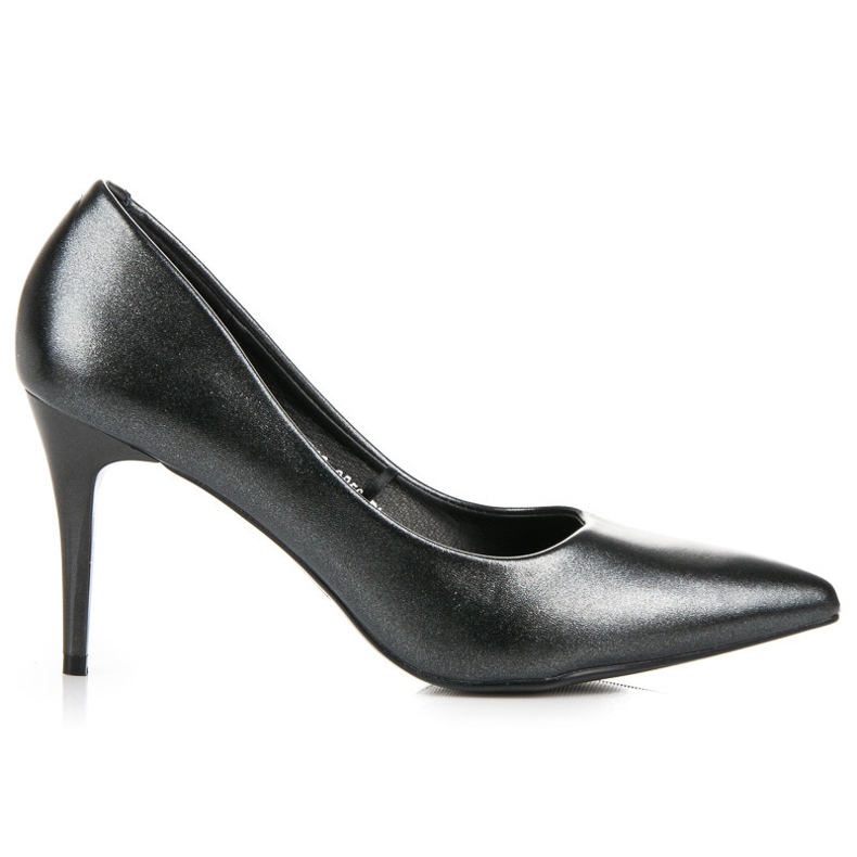 Vinceza Elegant Pearl Heels black