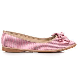 Seastar Ribbed Ballerina With Bow red