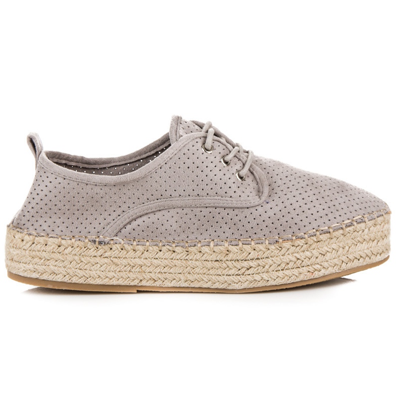 Seastar Openwork Espadrilles On The Platform grey