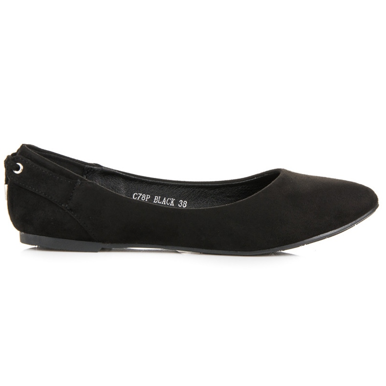 Seastar Classic suede ballerinas black Seastar Classic suede ballerinas black