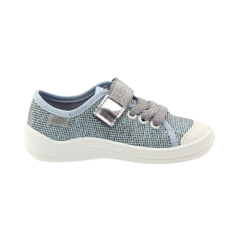 Befado children's shoes, sneakers, slippers 251x097 grey blue white Befado children's shoes, sneakers, slippers 251x097 grey blue white
