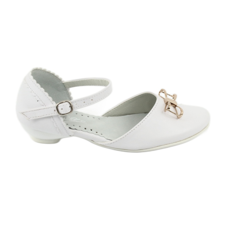Pumps communion ballerinas Miko 707 white
