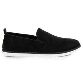 Bestelle Openwork slipons black