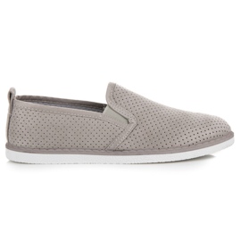 Bestelle Openwork slipons grey