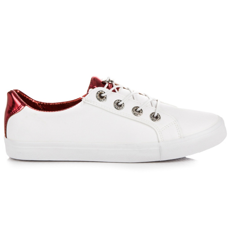 KYLIE white sneakers multicolored