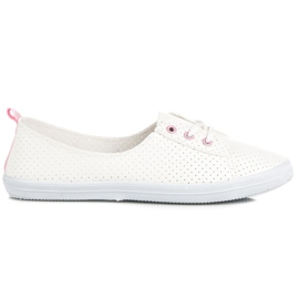 Kylie Openwork sneakers white