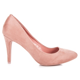 Vices Suede heels pink Vices Suede heels pink