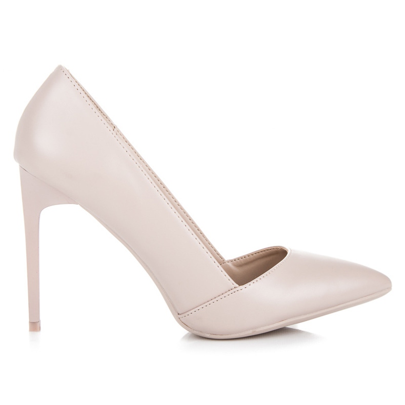 Elegant high heels vices brown