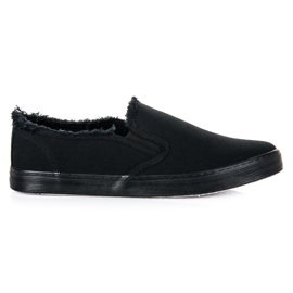Seastar Black Slipons