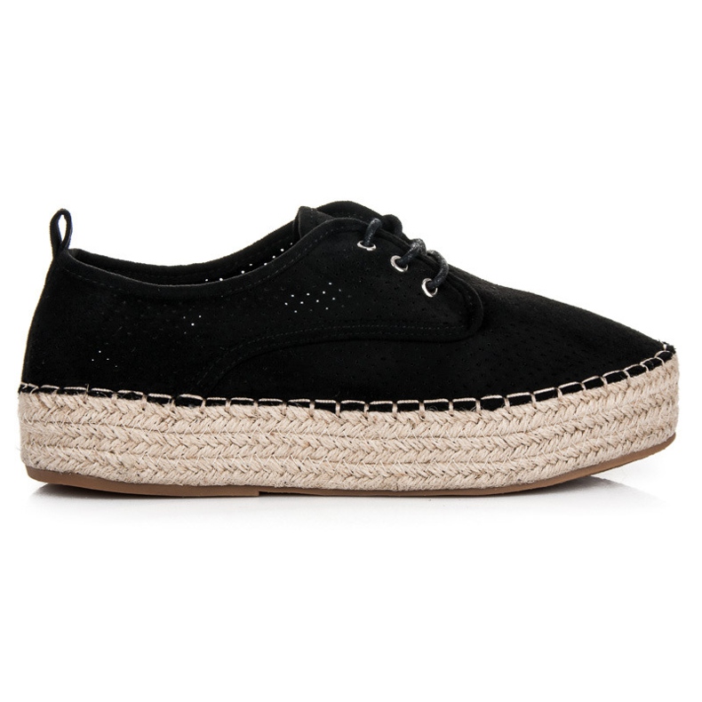 Seastar Openwork Espadrilles On The Platform black