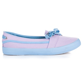 Seastar Purple slip-on sneakers blue