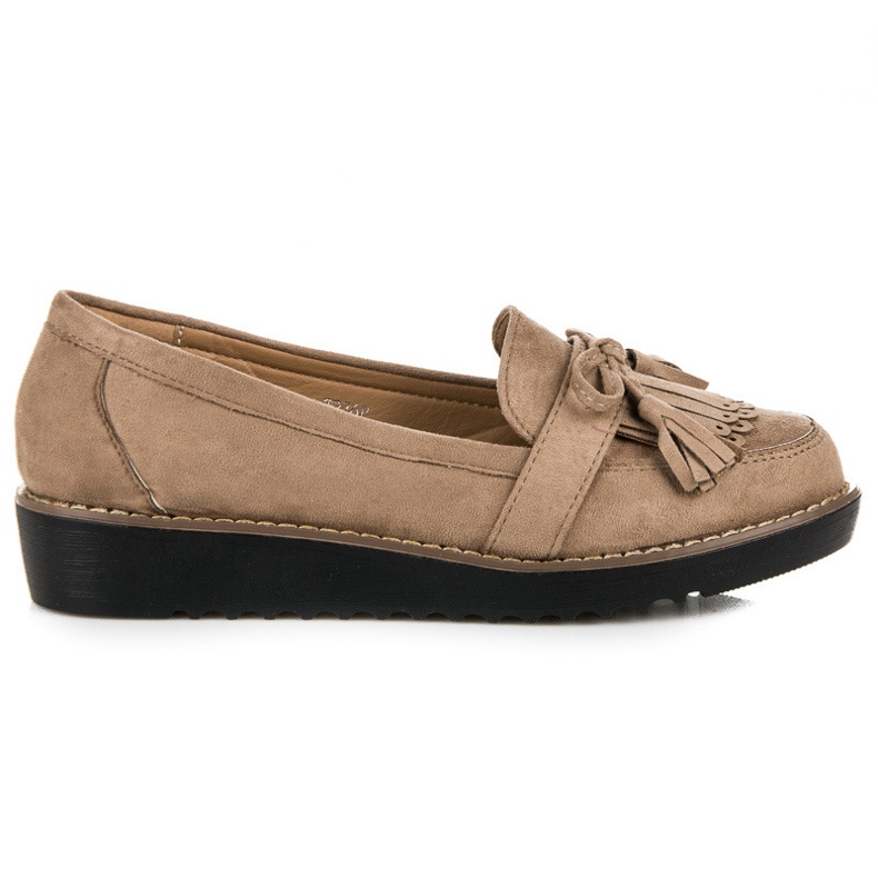 Seastar Loafers with fringes brown