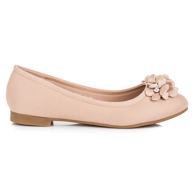 Vices Women's ballerinas with flowers brown